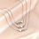 KAYA sieraden Zussen Kettingen Set 'Hartjes' | Stainless Steel