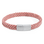 KAYA sieraden Braided Leather Bracelet | Pink