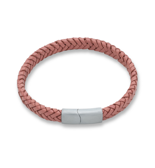 KAYA sieraden Kinderarmband Gevlochten Leer