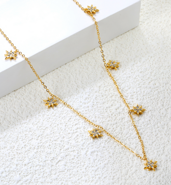 KAYA sieraden  Ketting Starry Glow | Stainless Steel