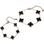 KAYA sieraden Moeder en Dochter Klaver armbanden Set Zwart | Stainless Steel