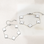 KAYA sieraden Moeder en Dochter Klaver armbanden Set Wit| Stainless Steel