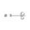 KAYA sieraden Luxury Studs Minimalist Crystal - Small