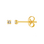 KAYA sieraden Luxe Studs Minimalistisch Crystal -XS