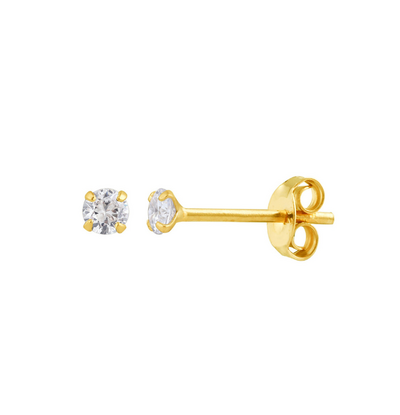 KAYA sieraden Studs Minimalist Crystal - Small - Copy
