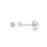 KAYA sieraden Studs Minimalist Crystal - Small - Copy