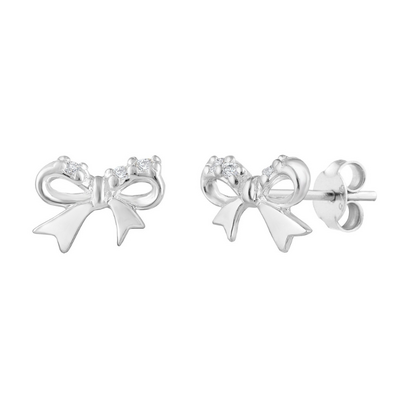 KAYA sieraden Luxe Studs Zirkonia strikje