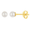 KAYA sieraden Minimalistische Studs Parel