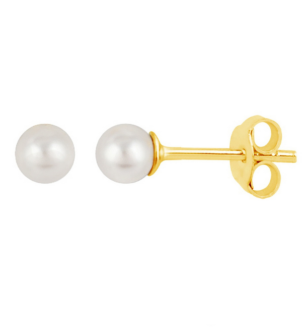 KAYA sieraden Minimalistische Studs Parel