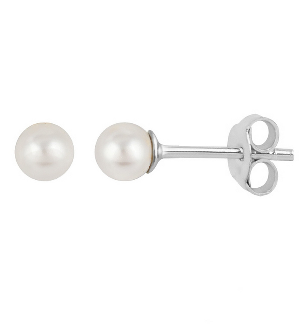 KAYA sieraden Minimalistische Studs Parel