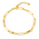 KAYA sieraden Personalized Link Bracelet with 2 Names 'Closed Forever' - Copy - Copy
