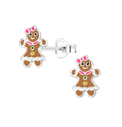 KAYA sieraden Kinderoorbellen Gingerbread