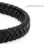 KAYA sieraden Boys' Braided Leather Bracelet with Engraving