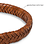 KAYA sieraden Boys' Braided Leather Bracelet with Engraving
