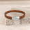 KAYA sieraden Boys' Braided Leather Bracelet with Engraving