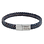 KAYA sieraden Boys' bracelet of braided leather with engraving