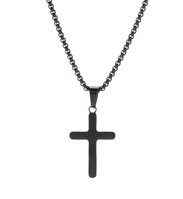 KAYA sieraden Steel Men's Cross Chain | Stainless Steel