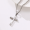KAYA sieraden Steel Bold Men's Cross Necklace | Silver