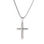 KAYA sieraden Steel Bold Men's Cross Necklace | Silver