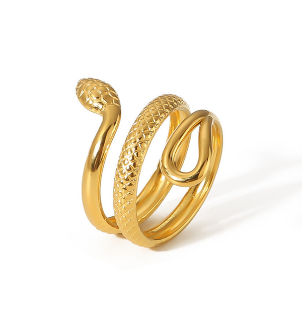 KAYA sieraden Adjustable Ring with Hose | Stainless Steel