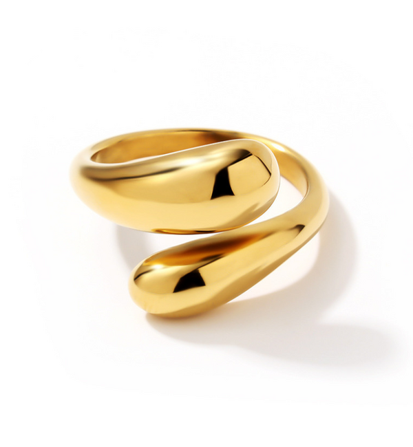 KAYA sieraden Adjustable Statement Ring Bold & Chucky | Stainless Steel