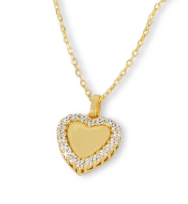 KAYA sieraden Necklace 'Heart' PavÃ©