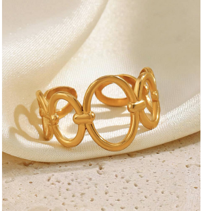 KAYA sieraden Verstelbare ring Bubbles