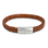 KAYA sieraden Braided Men's Bracelet Leather 'Own Handwriting'