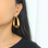 KAYA sieraden Bold Triangle Earrings | Stainless Steel