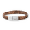 KAYA sieraden  3 Bracelets Set Family Braided Leather | with Engraving