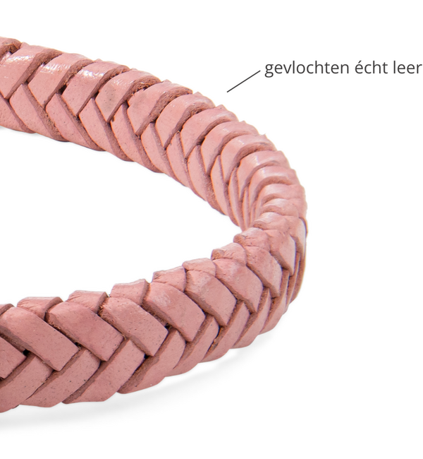 KAYA sieraden Father & Daughter Leather Bracelet Set