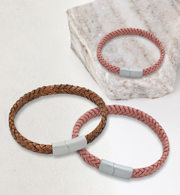 KAYA sieraden Leather Bracelet Set Family | Daughter