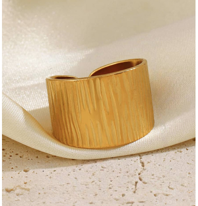 KAYA sieraden Verstelbare Statement Ring Chunky