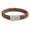 KAYA sieraden Men's Leather Bracelet 'Personal Signature' Edge