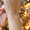 KAYA sieraden Luxury Bracelet for Ladies: Clover & Heart with Crystal