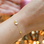 KAYA sieraden Luxury Bracelet for Ladies: Clover & Heart with Crystal