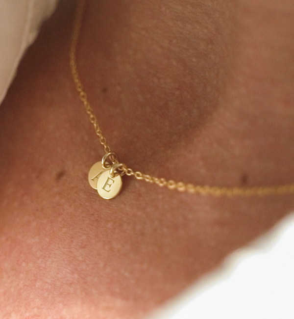 KAYA sieraden Necklace with 'Letter Discs' I Choose your Charms