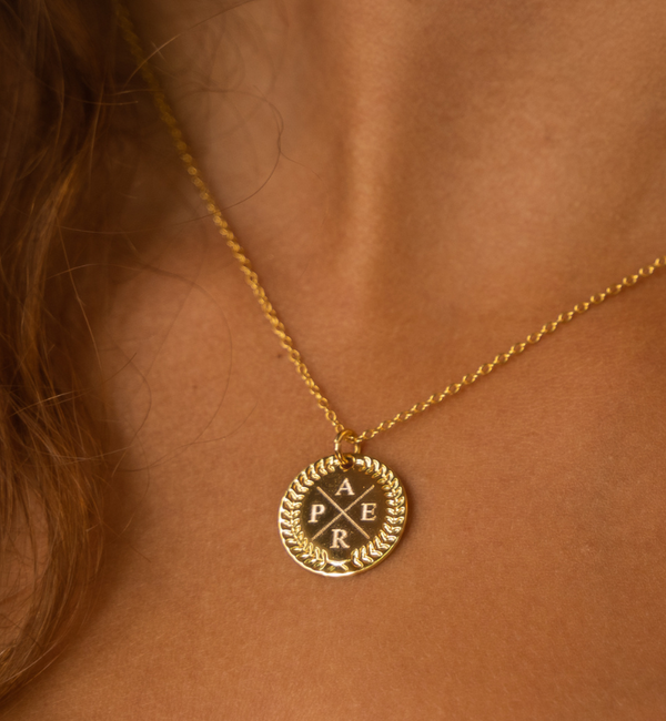 KAYA sieraden Gepersonaliseerde Ketting met Initialen 'Olivia'