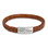 KAYA sieraden Braided Leather Bracelet Men with Engraving