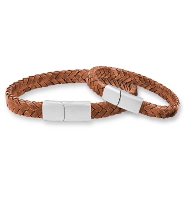 KAYA sieraden Father & Son Bracelets Braided Leather