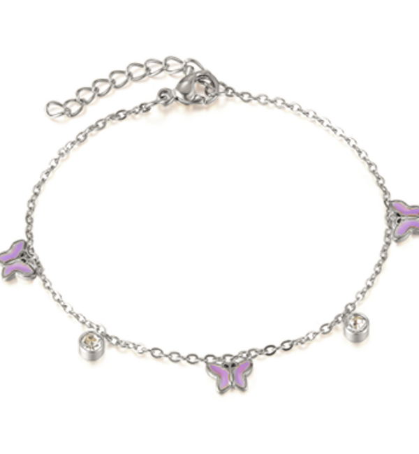 KAYA sieraden  Children's Bracelet Cherries with Crystals - Copy