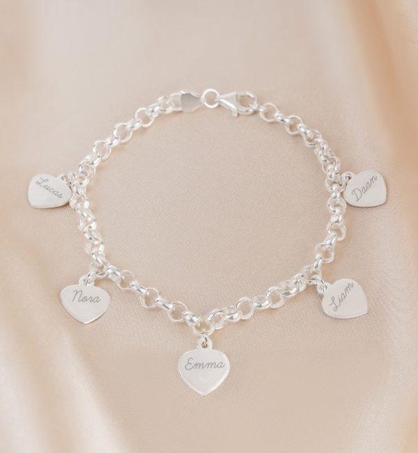 KAYA sieraden Jasseron Bedelarmband met Gravure | Stel Zelf Samen