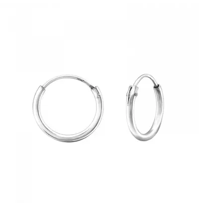 KAYA sieraden Creolen 12 mm I Sterling zilver