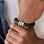 KAYA sieraden Jongens Armband Leer met Naam Rock My World