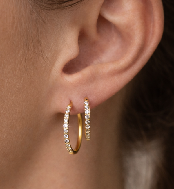 KAYA sieraden Earring set Shiny Glow | Stainless Steel Gold - Copy