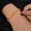KAYA sieraden Bracelet Ladies 'Golden Blocks' Large | Stainless Steel