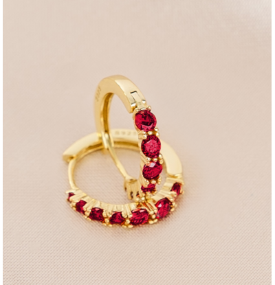 KAYA sieraden Creoles Birthstone I Choose the color