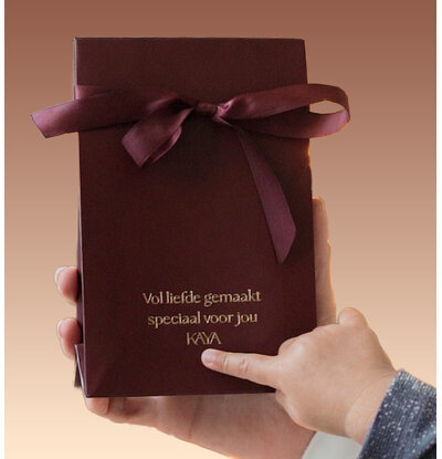 KAYA sieraden Extra gift bag?