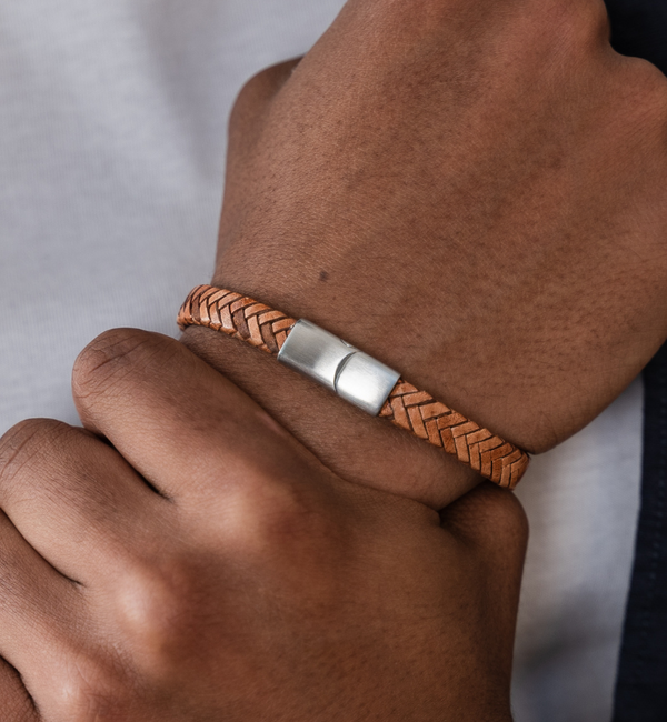 KAYA sieraden Jongens Armband Leer