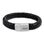 KAYA sieraden Heren Armband Leer met Gravure 11mm